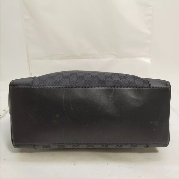 Gucci Guccisma Large Black Tote EUC - Picture 5 of 12